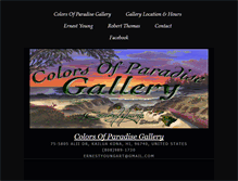 Tablet Screenshot of colorsofparadise.com
